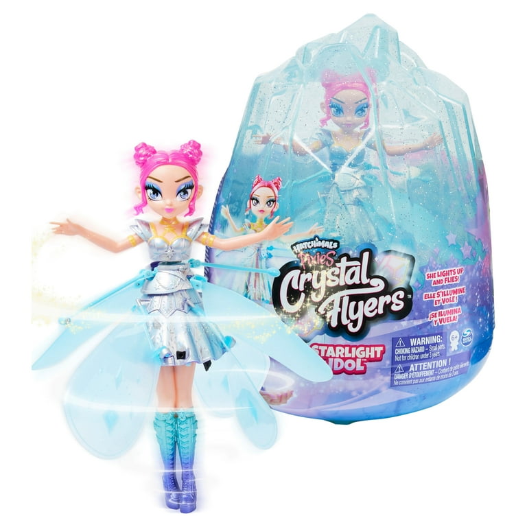 Hatchimals Crystal Flyers Starlight Idol Magical Flying Pixie Toy with Lights
