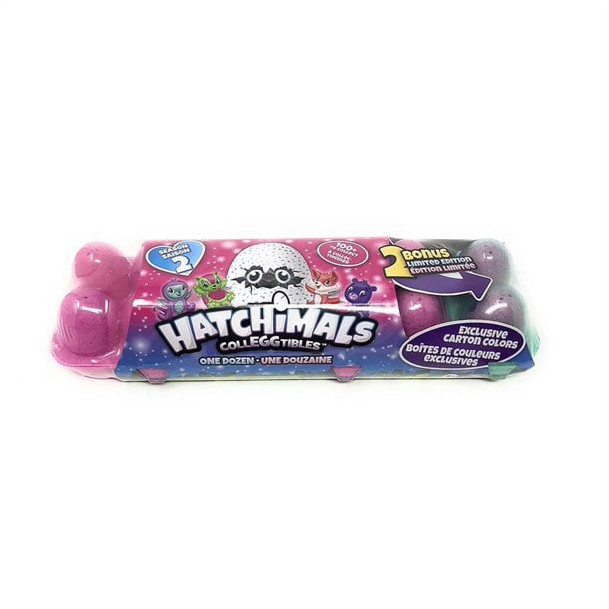 Hatchimals CollEGGtibles Season 2 Pink Eggs Randomly Selected 4-Pack + Bonus
