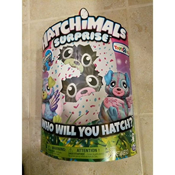 Hatchimals Surprise Puppadee Hatching Egg with Surprise Twin Interactive Hatchimal Creatures and Nest Accessory by Spin Master Available Exclusively at Toy R Us