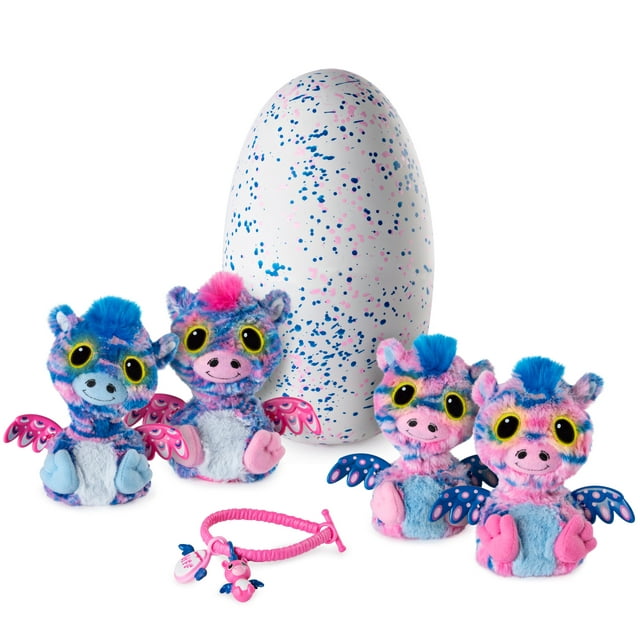Hatchimals Surprise ? Zuffin ? Hatching Egg with Surprise Twin Interactive Hatchimal Creatures and Bracelet Accessory by Spin Master, Available Exclusively at Walmart