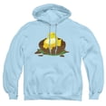 thumbnail image 1 of Hatching Chocolate Easter Egg Adult Pull-Over Hoodie, Light Blue, 2X-Large, 1 of 5