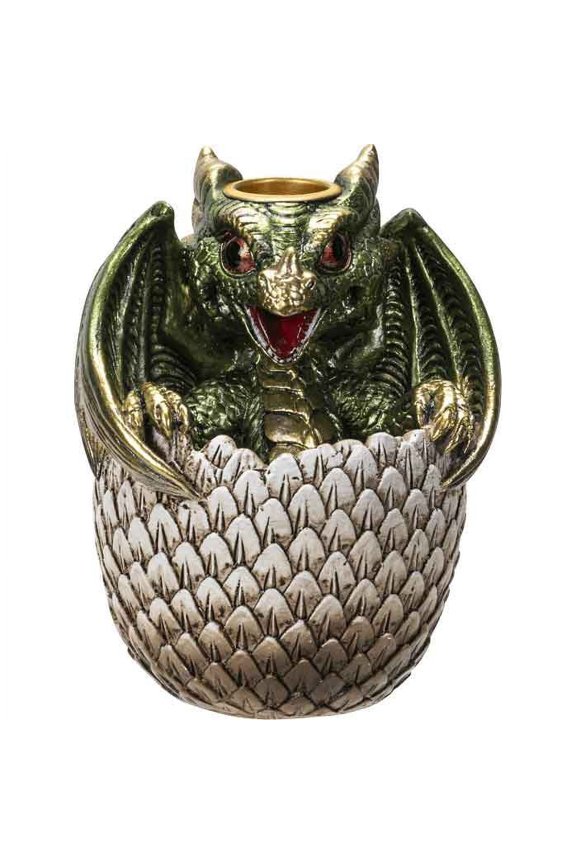 Hatching Dragon Backflow Incense Burner by Medieval Collectibles