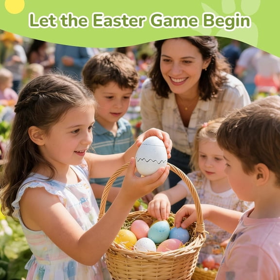 Hatching Easter Dinosaur Egg Surprise Toy, Wind-Up Boom Eggs That Crack Open with Walking Dinosaur Inside, Reusable Easter Egg Stuffers for Kids and Teens, Birthday and Class Favors for Boys & Girls