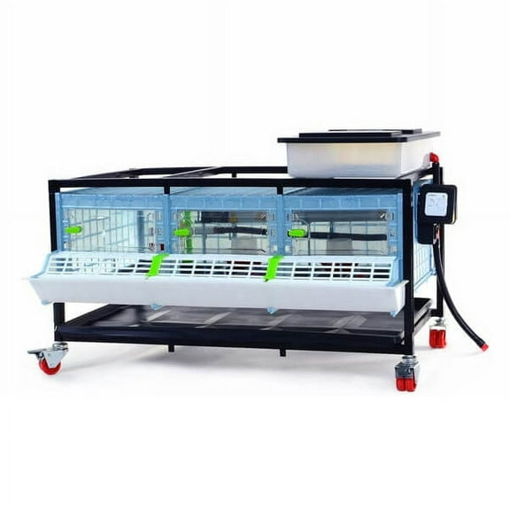 Hatching Time Chick Brooder - 1 Layer H: 9.5" (Power-Washable, Durable, ABS Plastic) | Cimuka