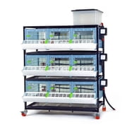 Hatching Time 9.5 Chick Brooders, ABS Plastic 3-Layer Modular Design, Automatic Heating System, Stackable Brooder for Chicks, Quail & Pheasant
