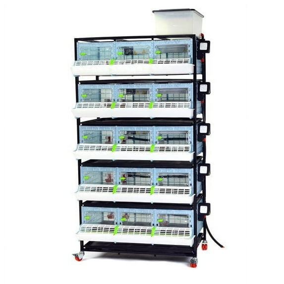 Hatching Time Chick Brooder - 5 Layer H: 9.5" (Power-Washable, Durable, ABS Plastic) | Cimuka