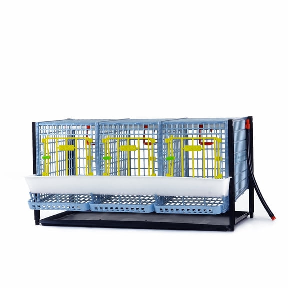 Hatching Time Chicken Cage - H: 15" Layer Addition (Power-Washable, Durable, ABS Plastic) | Cimuka