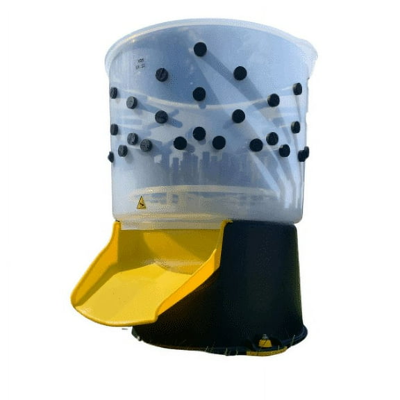 Hatching Time Chicken Feather Plucker (Large Model), Wet Pluck, Easy To Clean - ABS Plastic, Cimuka iPluck Tech, Rust-Proof, 100% Natural Rubber Plucking Fingers, Portable, Food-Grade, Low Maintenance