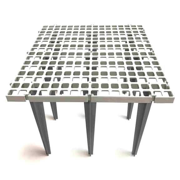 Hatching Time Slat Flooring (Hole: Large, Leg: Long), Easy To Clean, Durable Plastic, Broiler Pen Flooring, Kennel Flooring, Poultry Flooring System, Plastic Slat Floor, Chicken Flooring