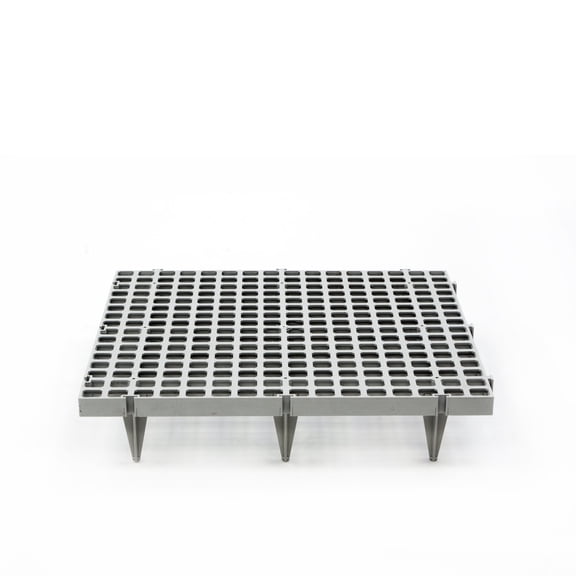 Hatching Time Slat Flooring (Hole: Large, Leg: Short), Easy To Clean, Durable Plastic, Broiler Pen Flooring, Kennel Flooring, Poultry Flooring System, Plastic Slat Floor, Chicken Flooring