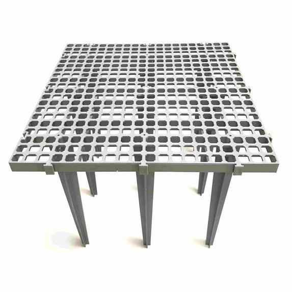 Hatching Time Slat Flooring (Hole: Small, Leg: Long), Easy To Clean, Durable Plastic, Broiler Pen Flooring, Game Bird Flooring, Poultry Flooring System, Plastic Slat Floor, Chicken Flooring