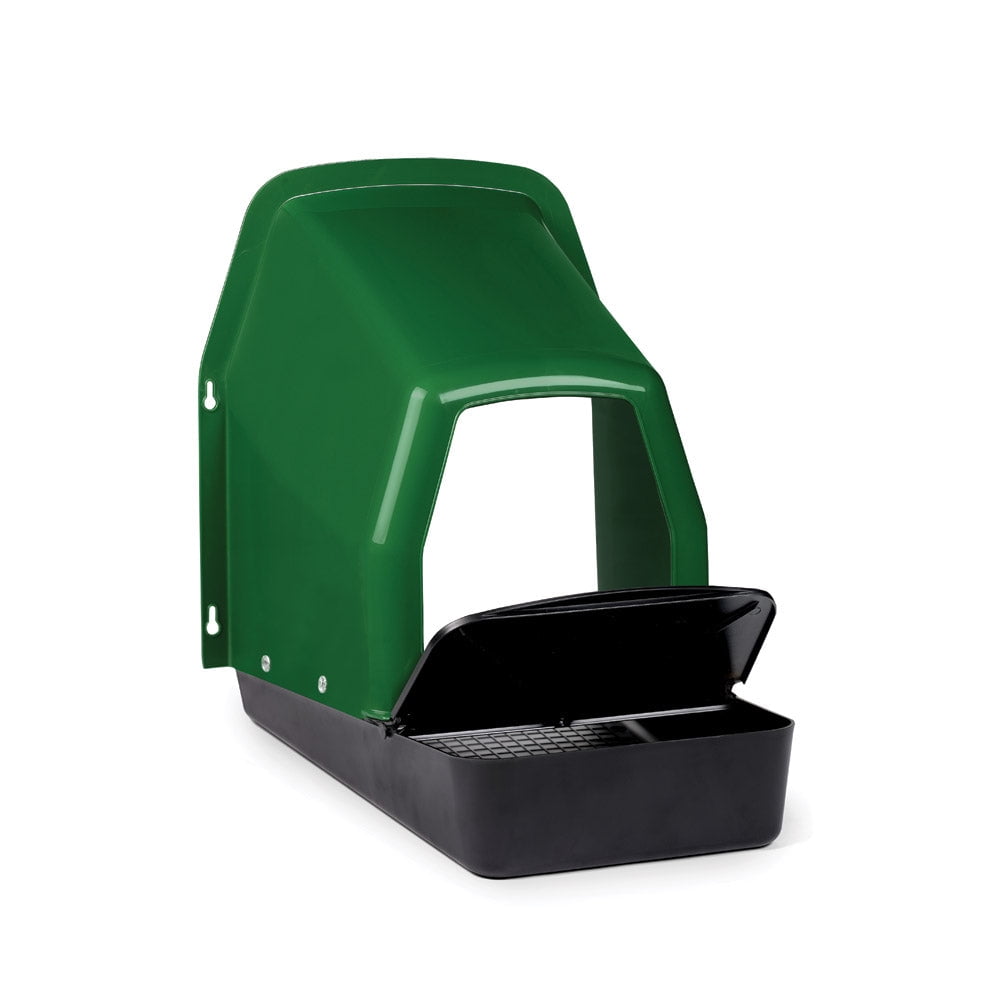 Green and Black Plastic Roll Out Nesting Boxes, 3 Pack