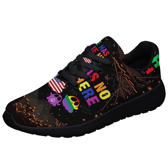 Hate Has No Home Here Halloween Shoes Sneakers for Women Men Black Size 11.5