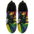 thumbnail image 1 of Hate Has No Home Here Lgbt Pride Running Shoes Sneakers Mesh Black Size 4, 1 of 5