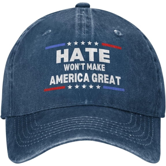 Hate Won't Make-America-Great Patriotic hat Denim Hats Baseball Caps