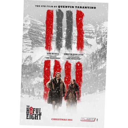 Hateful Eight The Movie Poster 24x36 24In x36In Unframed, Age: Adults, Rectangle Best Posters