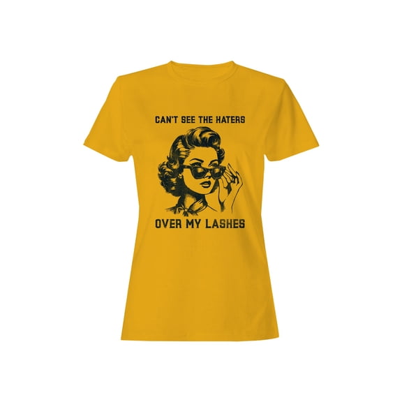 Haters Invisible Behind Lashes Women's T-shirt