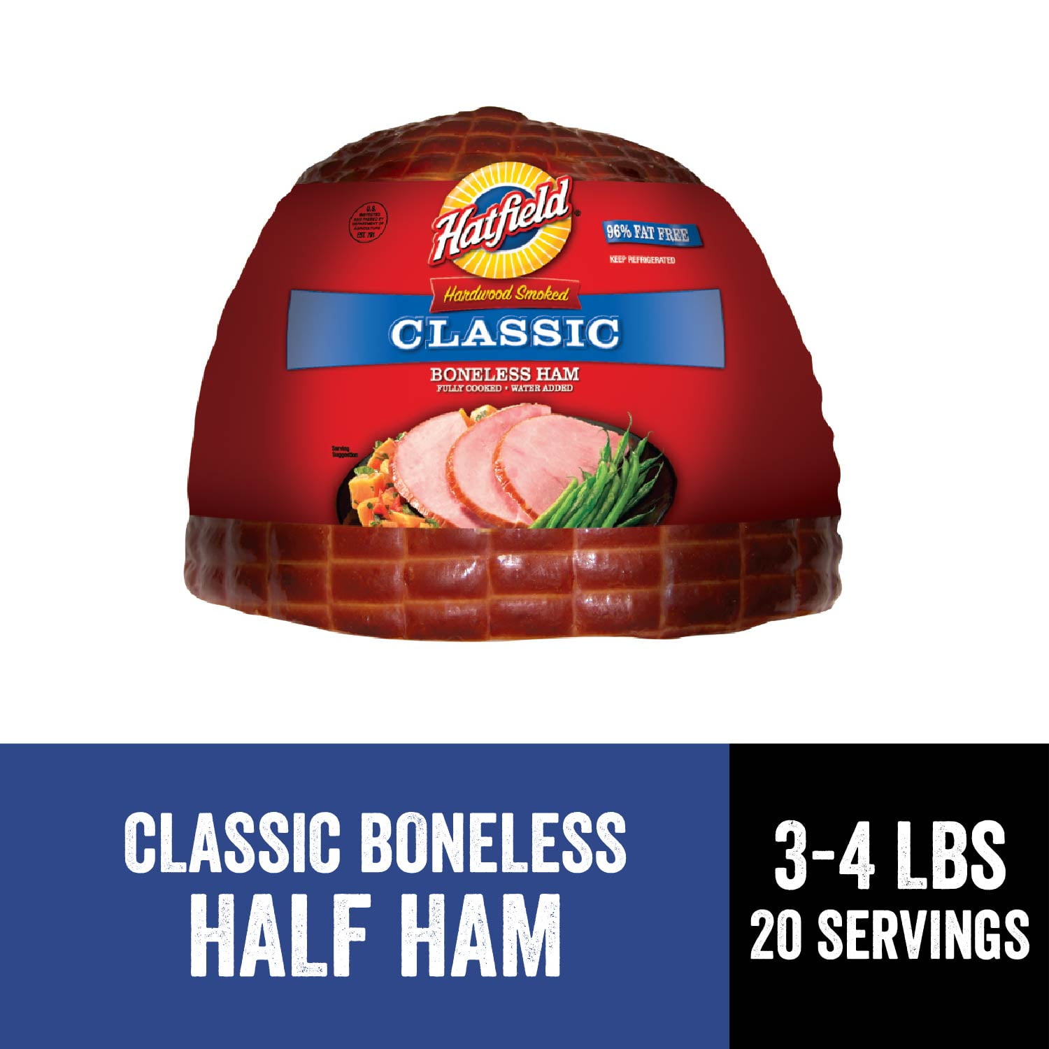 Hatfield Classic Half Ham Boneless - Walmart.com