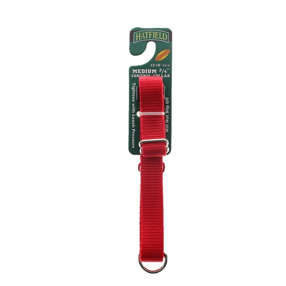 Hatfield Control Collar for Dogs, Red, Medium