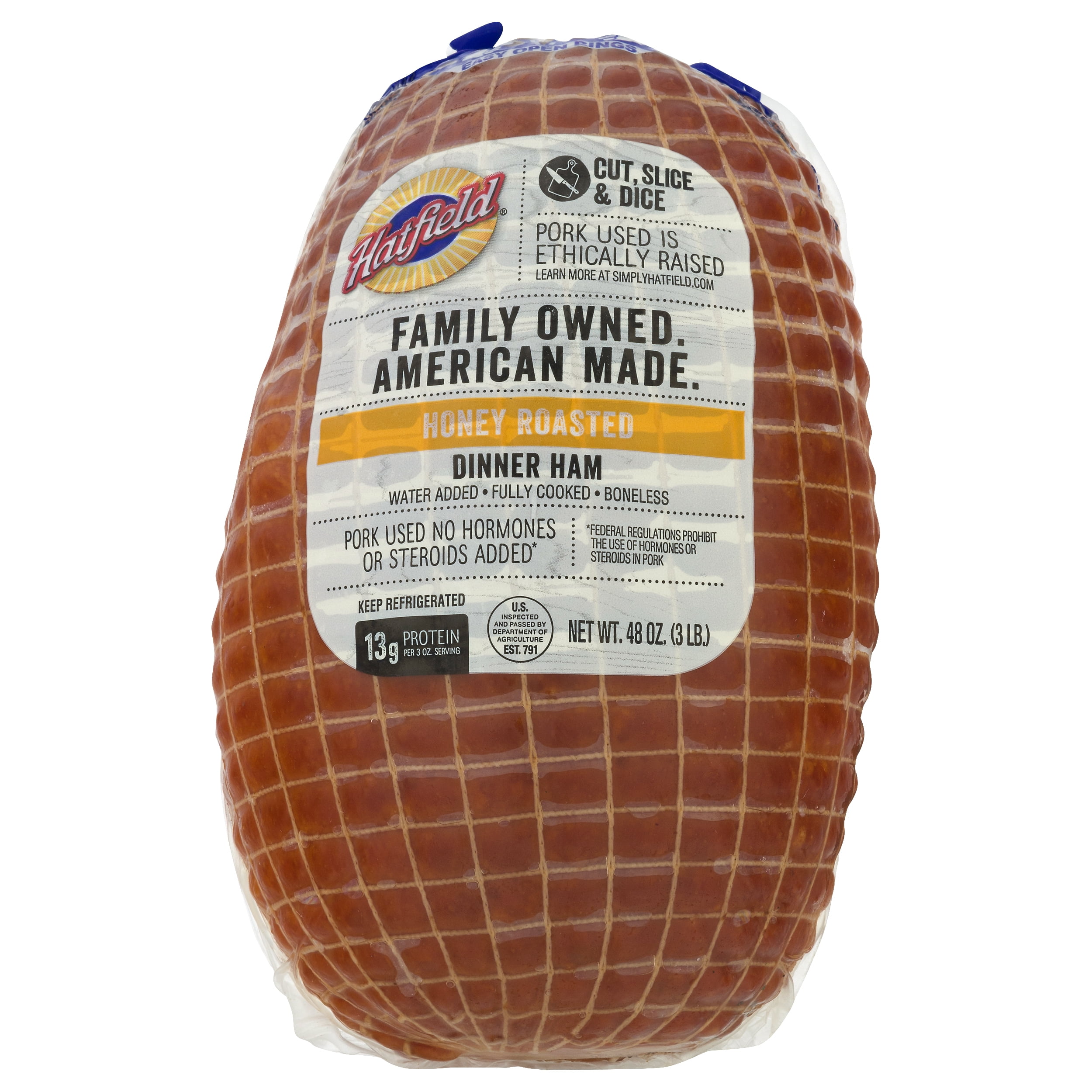Hatfield Dinner Ham, Boneless, Honey Roasted