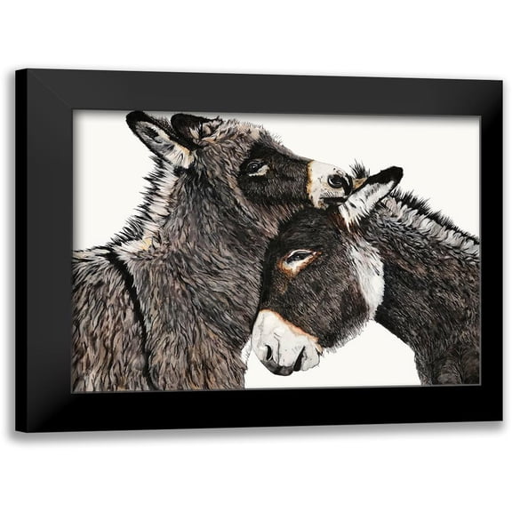 Hatfiled, Jodi 14x12 Black Modern Framed Museum Art Print Titled - Johnny and June