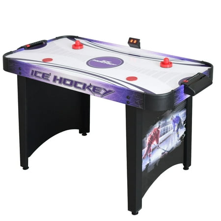 Hathaway 5-Piece Air Hockey Set, Purple and Black