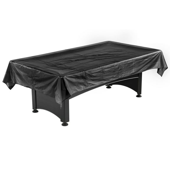 Hathaway 7-8 ft. Pool Table Dust Cover, Black, 48 in wide