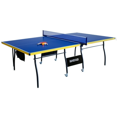 Hathaway 9-ft Bounce Back Folding Table Tennis Table, Blue