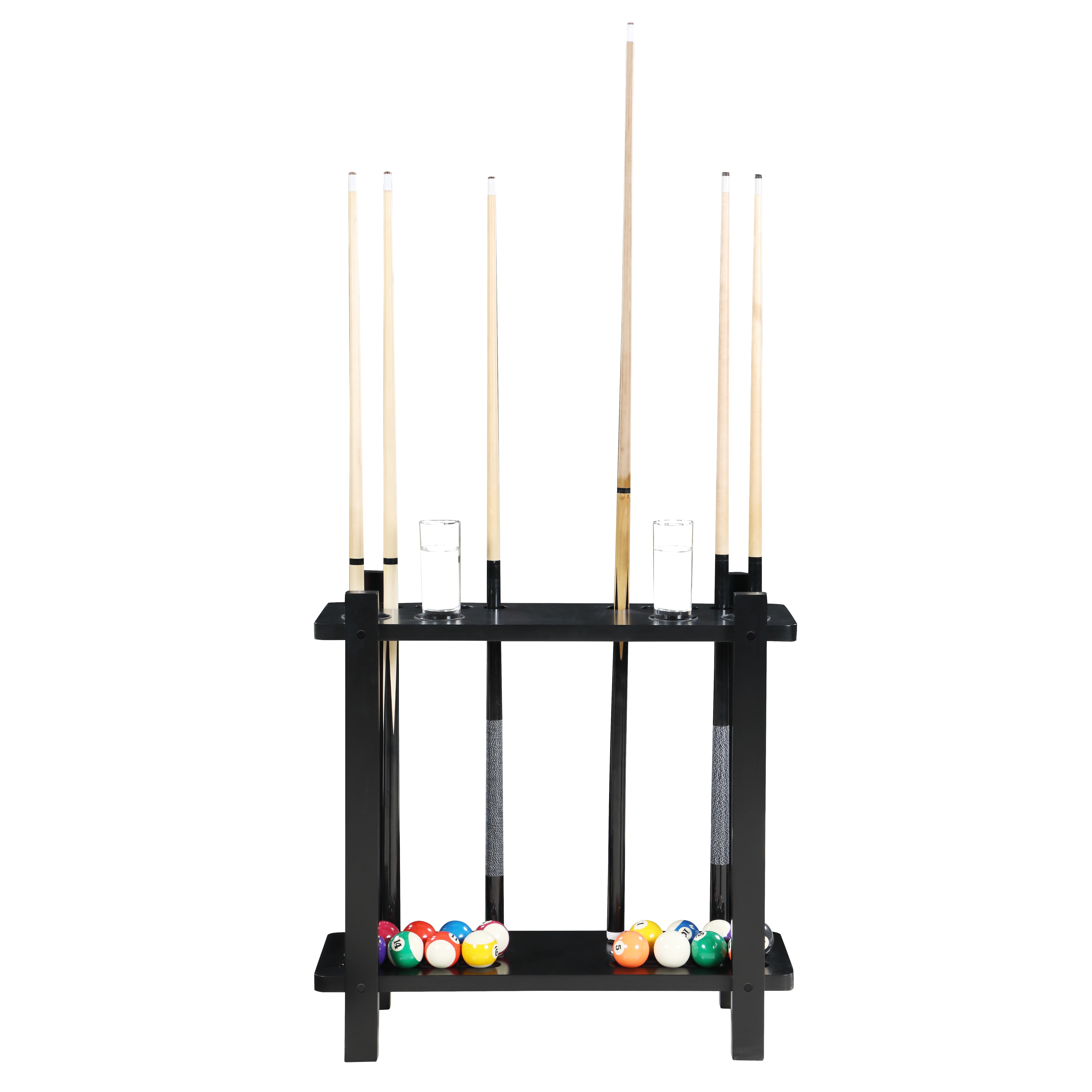 Hathaway Classic Floor Billiard Pool Cue Rack