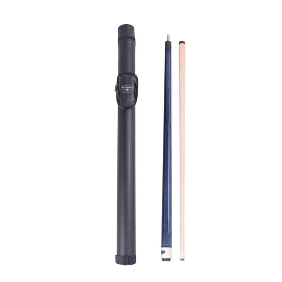 Hathaway Conquest 58-in Maple Cue w/Case for Adults, Blue