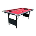 thumbnail image 1 of Hathaway Fairmont Portable 6 ft. Pool Billiard Table with red felt, 1 of 7