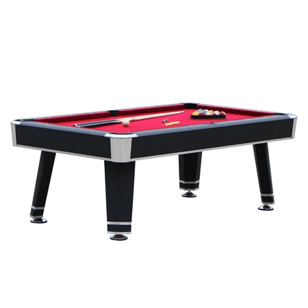 Hathaway Jupiter Pool Table, 7-ft, Black