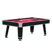 Hathaway Jupiter Pool Table, 84-in l x 48-in w, Black