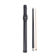 Hathaway Maple Cue 58 2-Piece Pool Cue Stick with Diameter Case Set, Black