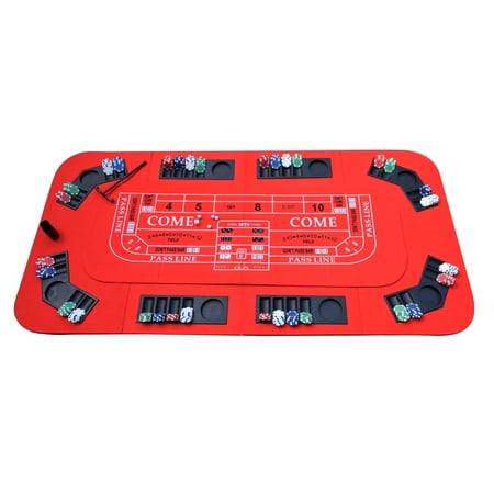 Hathaway No Limit 3-in-1 Portable Casino Tabletop, 62.5-In W, Black/Green