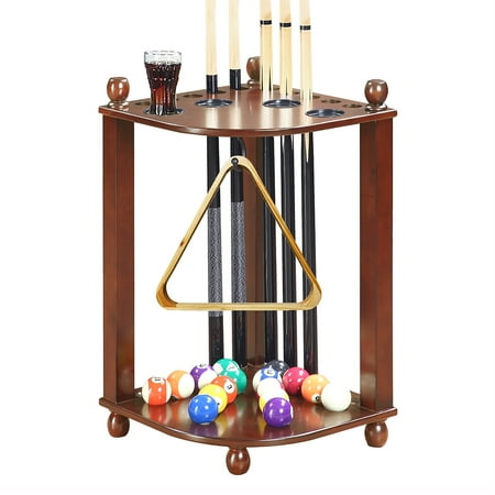 Hathaway Regent Corner Floor Cue Rack for Billiard Accessories