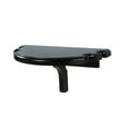 thumbnail image 1 of Hathaway Premium Half Moon Wall Shelf - Black Finish, 1 of 4