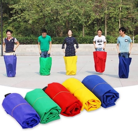 Hatiss Outdoor Fun Sack Racing Games for Kid & Adult, Random Color, 50x70 cm