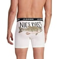 thumbnail image 1 of Little Blue House Men's Funny Boxer Briefs, Nice Bass, X-Large, 1 of 2