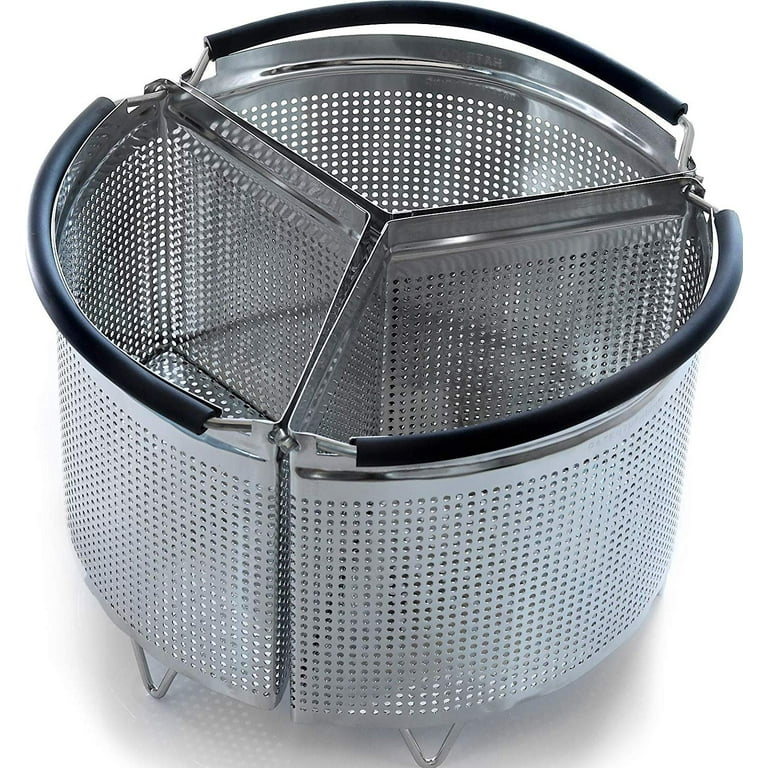 3qt/6qt/8qt Stainless Steel Steamer Basket For Pressure Cookers