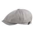 thumbnail image 1 of Hats Acrylic Fiber Newsboy Cap For Men Classic Vintage Cabbie Elastic Flat Beret Cap Hat, 1 of 7