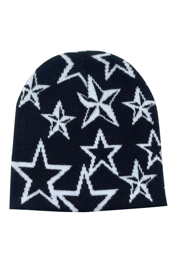 Hats Beret Hats For Women Five Pointed Knitted Hat Men's And Women's Hat European And American Popular Hat Hip Hop Hat Outdoor Sports Street