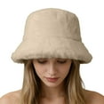 thumbnail image 1 of Hats Bomber Hat Autumn Winter Fashion Warm Bucket Hat Unisex Versatile Sun Hat Comfortable Breathable Hat, 1 of 5