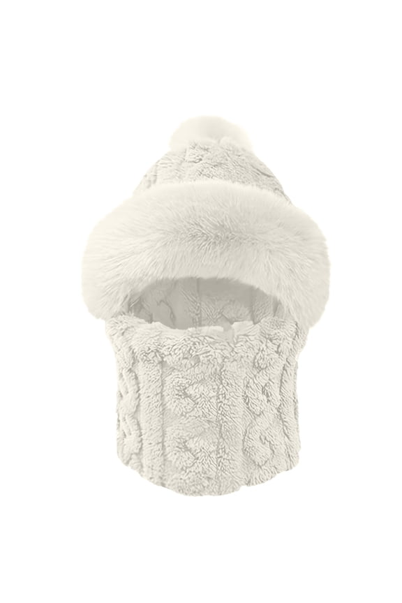 Hats Bomber Hat Hat And Scarf In One Windproof Cold Proof And Warm Headpiece.