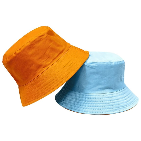 Hats Christmas Double Wearing Fisherman Male Korean Version Simple Casual Pot Female Solid Color Light Plate Visor Couple Winter Hats For Women