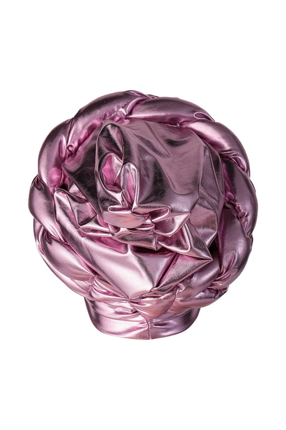 Hats Fashion Women Beading Braid Muslim Ruffle Cancer Wrap Cap Sleep Caps Satin Lined Hair Bonnets Hat