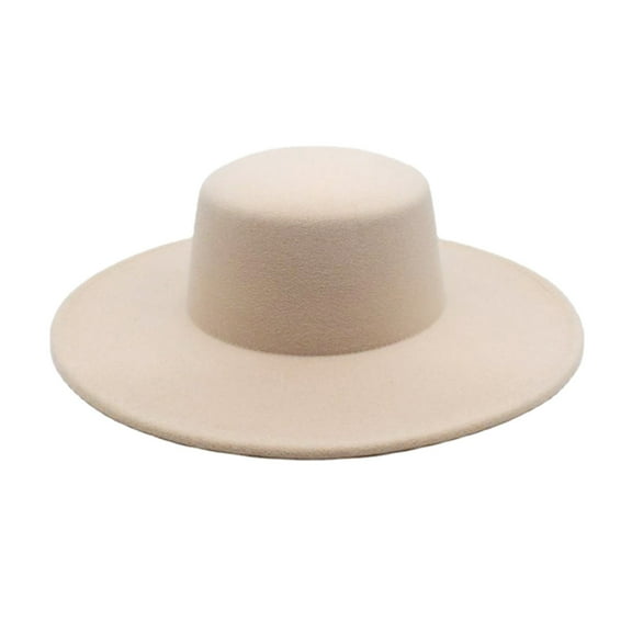 Hats For Women Beige Classic Fedora For Men Elegant 1920s Vintage Cloche Bowler Velour Bowler Flat Top Womens Hats
