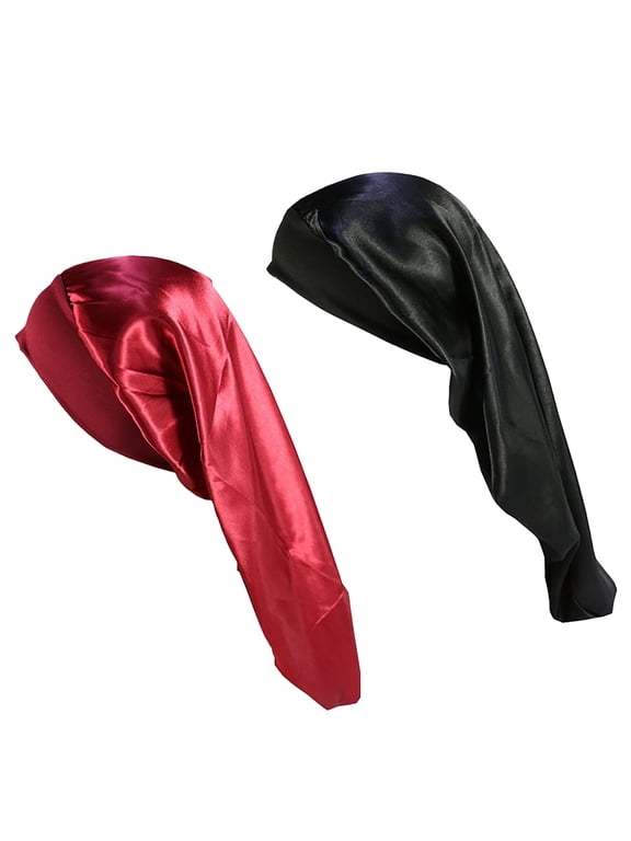 Hats For Women Fashion Caps Long Dreadlocks Satin Night Ladies Long Satin 2-pack Caps Night Caps Night Oversized Of Wide Baseball Caps
