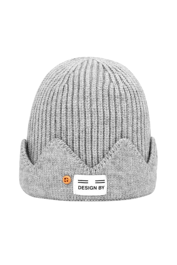 Hats For Women Fashion Men And Outdoor Knitted Hat Warm Sports Crown Knitted Melon Hat