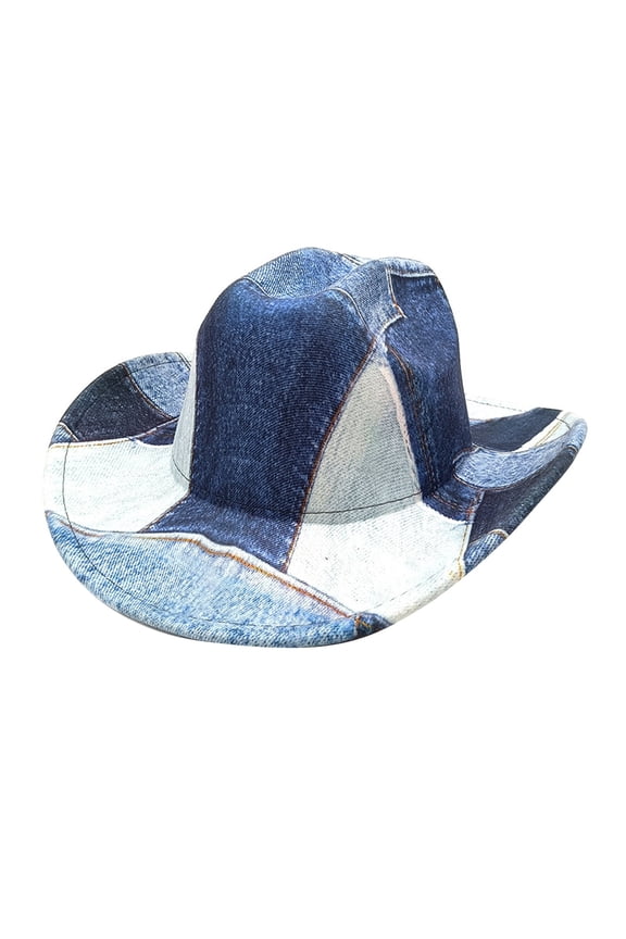 Hats For Women Western Cowboy Hat for Men Women Blue Classic For Man For Costume Dress Up Cosplay Womens Hats